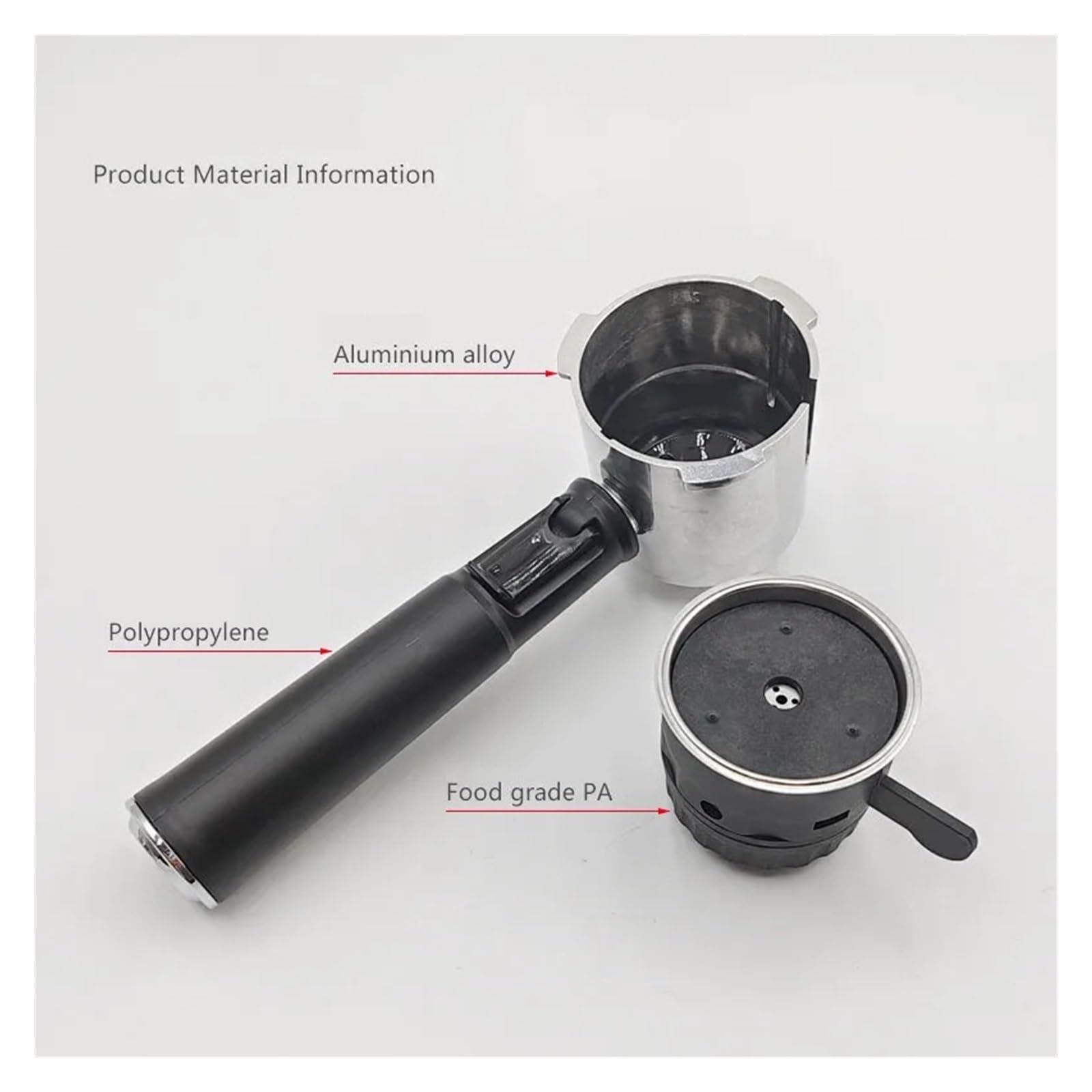 Portafiltro De Café, Cápsula Ergonómica De La Máquina Con Mango De Cápsulas De Café De 51mm, Compatible Con Nespresso, Máquina De Cápsulas