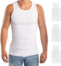 RØDER Premium 3er Pack • Unterhemd Herren• 100% gekämmte Baumwolle • Weiss • Schwarz • (S-3XL) • Tanktop