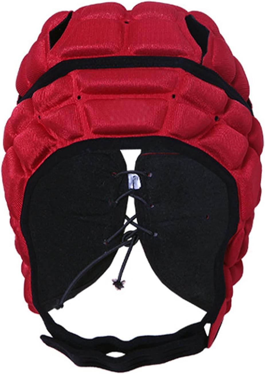 Softshell-Kopfschutz für Fußball, Rugby, Schaumstoff, Baumwolle, Kopfschutz, weich gepolstert, Kopfbedeckung für Kinder und Jugendliche