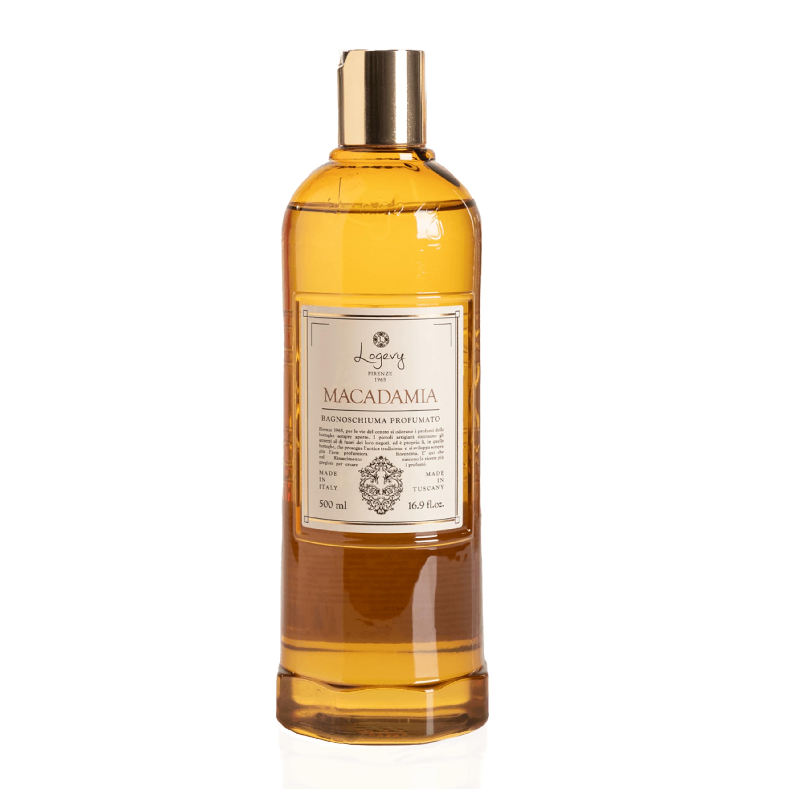Logevy Macadamia Shower Gel, Indulgent Aroma Made from the Best Skin-Friendly Ingredients