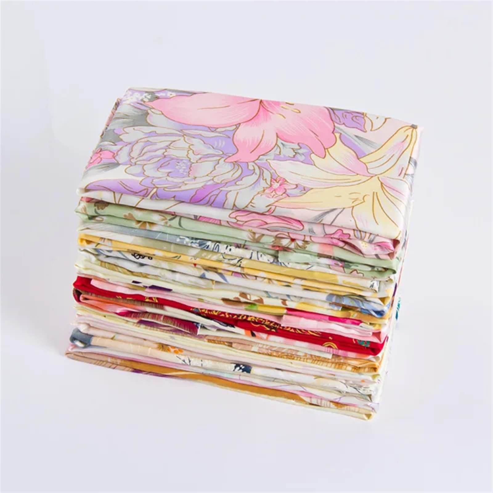 Satin Kissenbezug Seiden-Kissenbezug Oxford, 2 Seiten, Seiden-Kissenbezug, Umschlagrückseite, Bedruckte Farben, Mehrfarbig, viele Größen(Number 4,Queen)