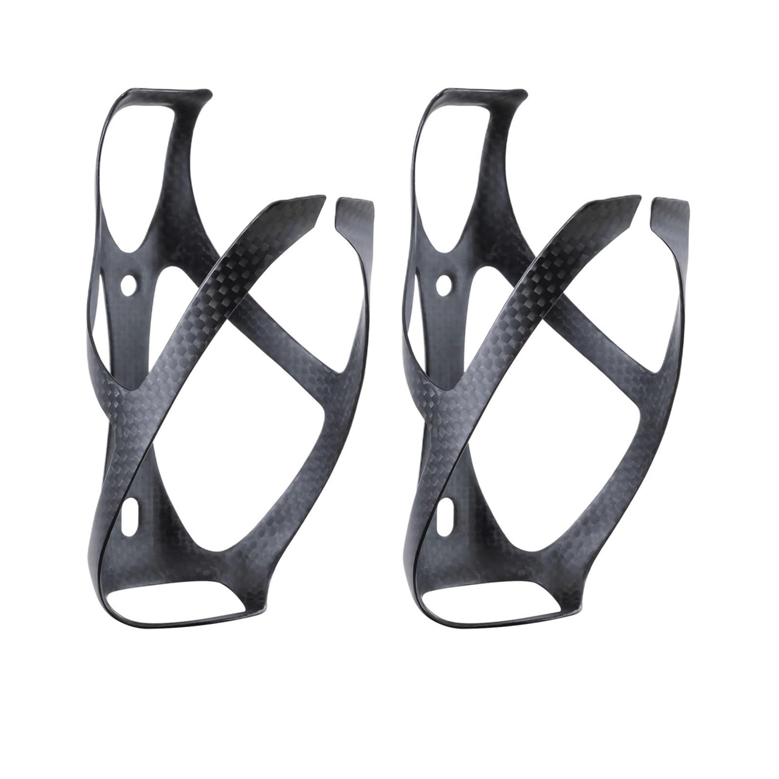 Generisch 3K Carbon Fahrrad-Flaschenhalter Mattschwarz 15 x 7,4 cm