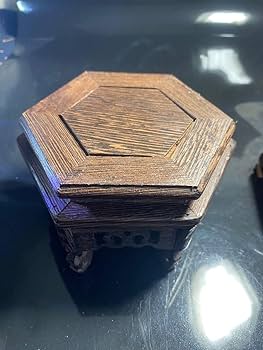 【専用】花梨？紫檀？無垢材　高級銘木　特大　盆栽　美術品　台座　天板一枚板 花台 木製 床の間 和風 飾り台 無垢 敷板 欅 盆栽棚 日本製 盆栽