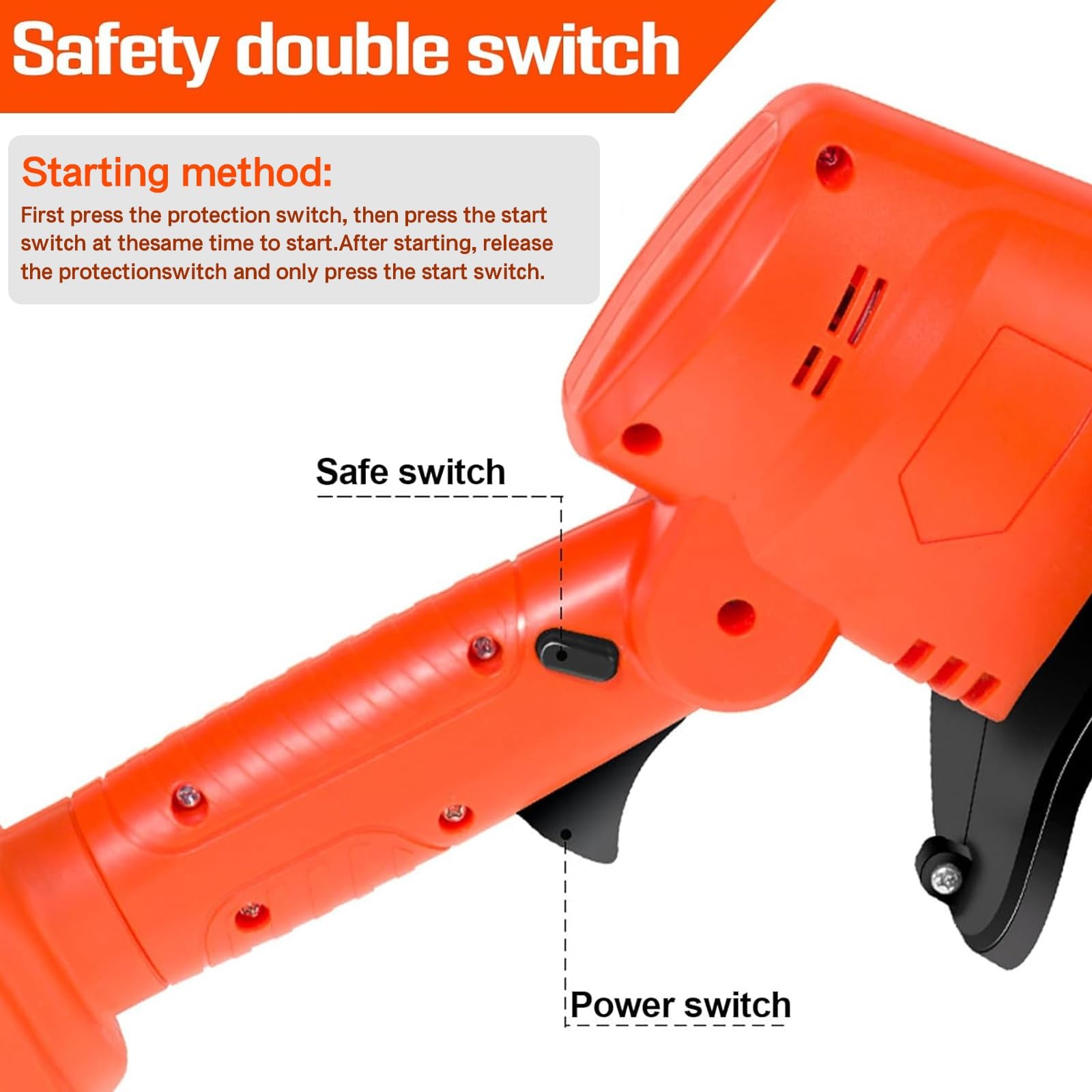 Motoazada a batería 24 V, mini azada eléctrica con 2 baterías de 1,5 Ah, 235 rpm, ancho de trabajo 10 cm, doble interruptor azada para huerto, mover el suelo y desherbar