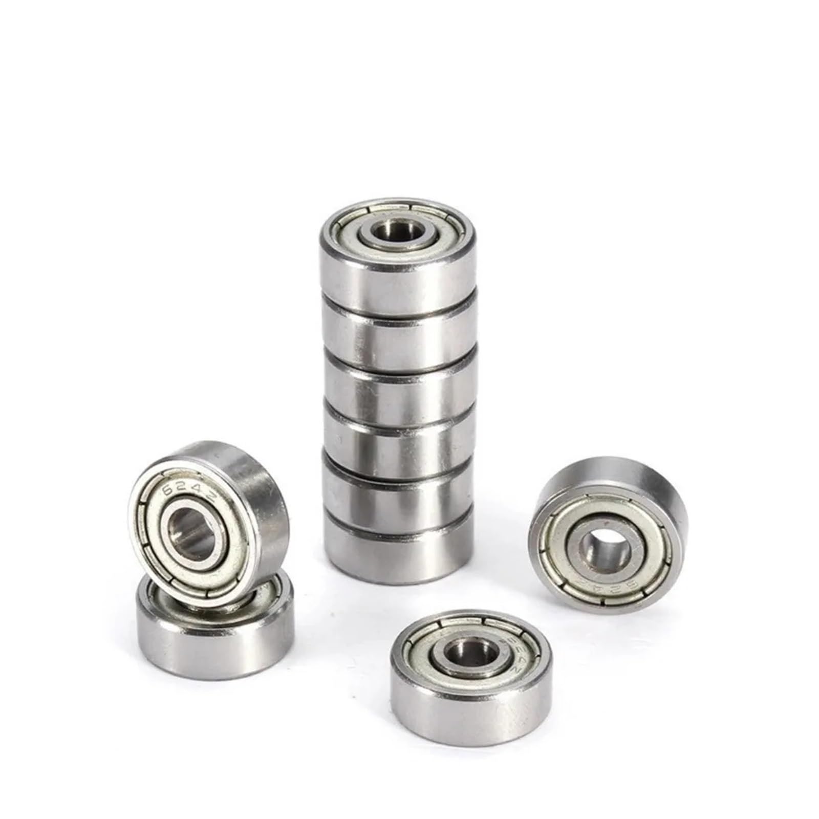 10 roulements à Billes Miniatures à Gorge Profonde 603-699 (compatibles avec Les références 604, 605, 606, 608, 623, 624, 626, 628, 686, 687, 692, 697 et 696 ZZ 2RS)(Plastic Cover)