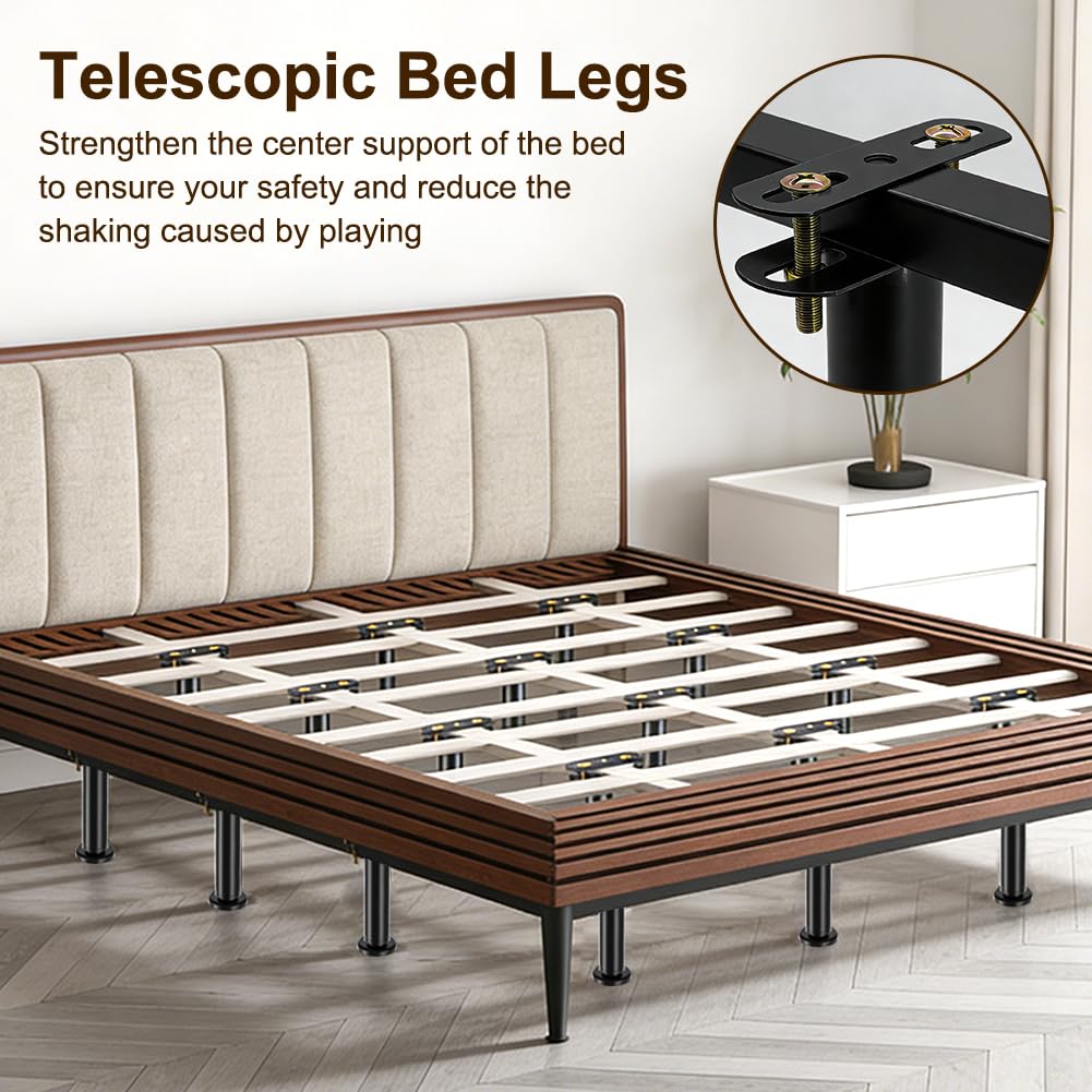 4 Piedini per Letto Piedini Regolabili,12-18 cm Gambe Letto,Rinforzo Doghe Letto,Nero Piedi Letto Gambe per Mobili per letti,doghe e mobili,piedini di ricambio
