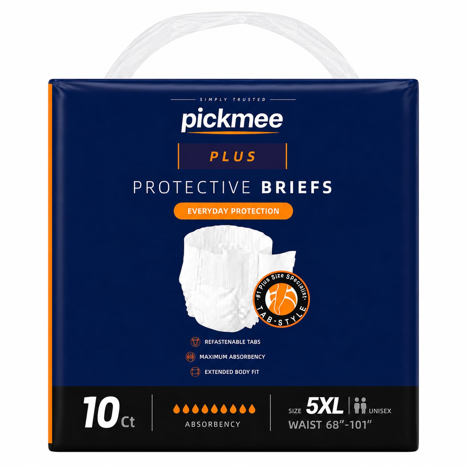 Photo 1 of Pickmee Bariatric Adult Diapers with Tabs, 5XL