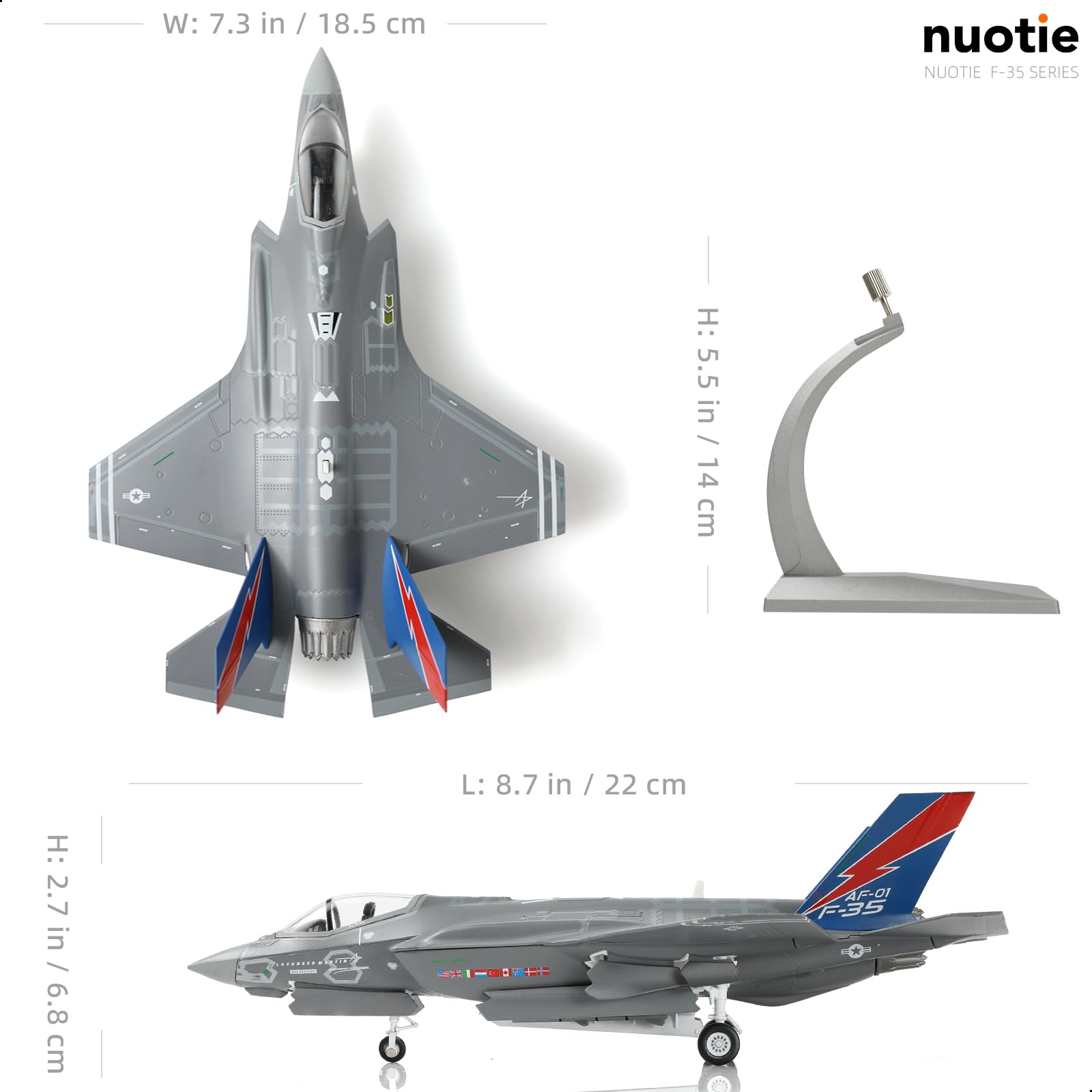 Amazon.co.jp: NUOTIE F-35 ライトニング II 戦闘機モデルキット 1:72