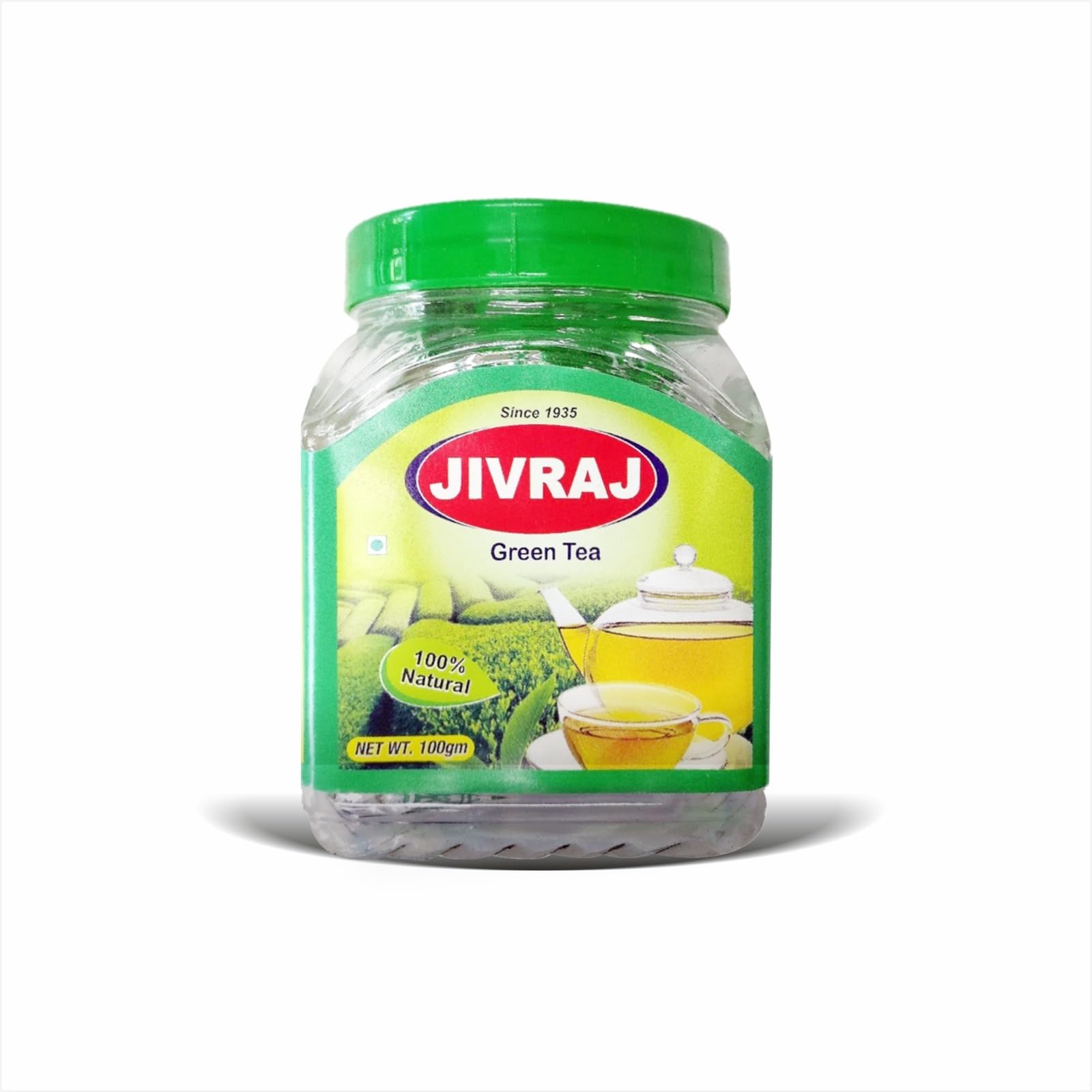 Jivraj Premium Natural Green Tea (100 Gm x Pack of 2) | Classic & Refreshing | Antioxidant | With Assam Leaves | For All Chai Lovers