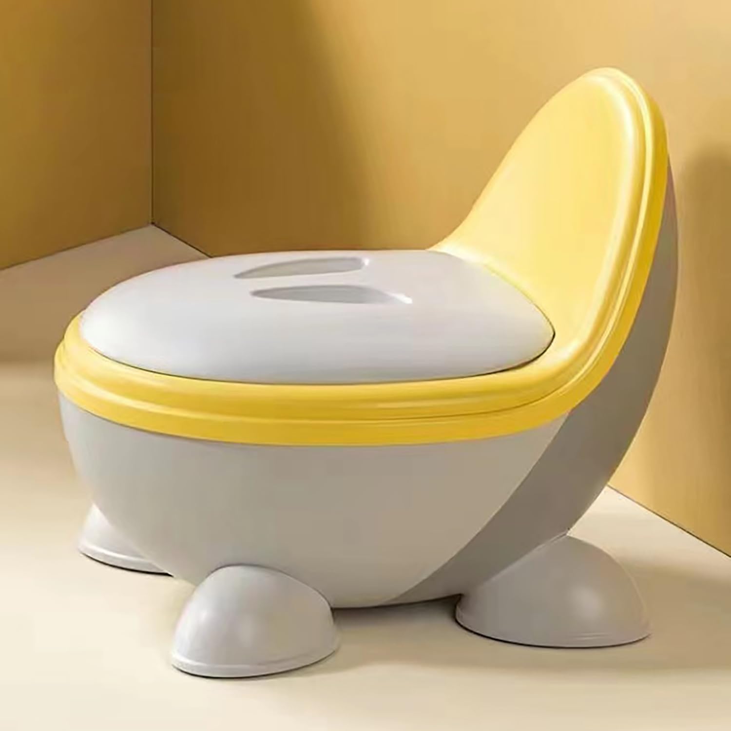 Babyyuga Baby Potty Portable Potty Chair Travel Potty Training Seat for Toddlers Lightweight Potty - Yellow/Grey