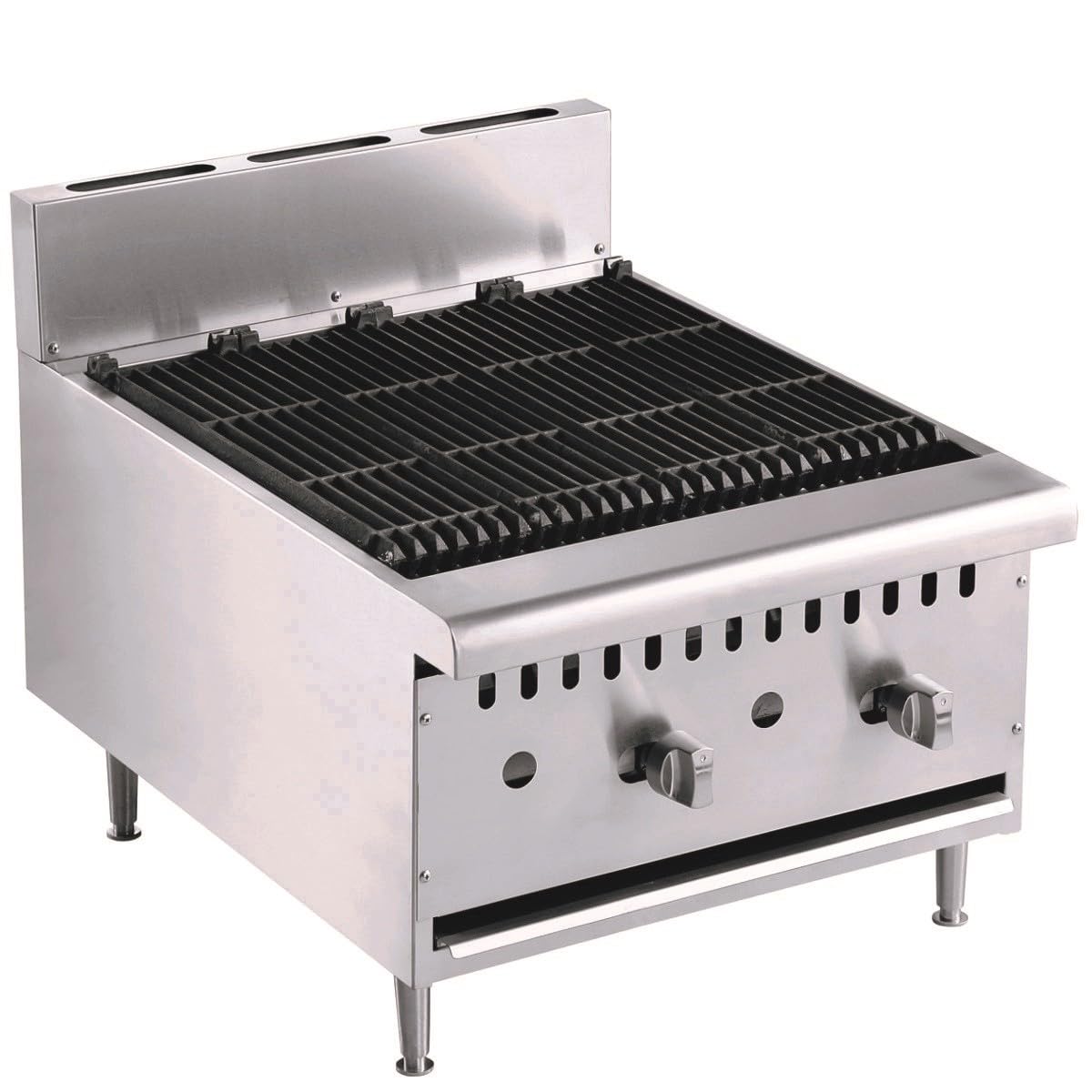 Grill Pierre de Lave au Gaz - 2 brûleurs - Combisteel
