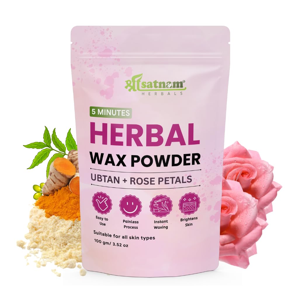 Herbals Wax Powder for Hair Removal – 100g | Ubtan & Sandalwood Blend — Flash AI Score 88/100