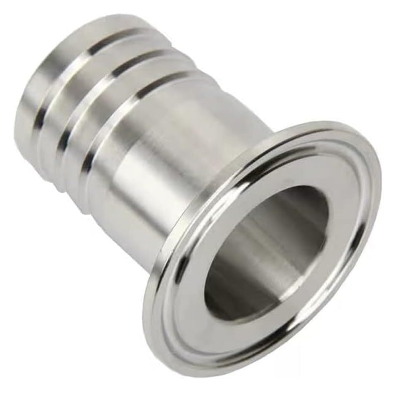 Złączka do węża sanitarnego 1 szt. 8 mm-108 mm Złączka do węża sanitarnego Tri Clamp Type Ferrule ze stali nierdzewnej SUS SS 304 do domu (rozmiar: 57 mm x tuleja 77,5)(51mm x Ferrule 64)