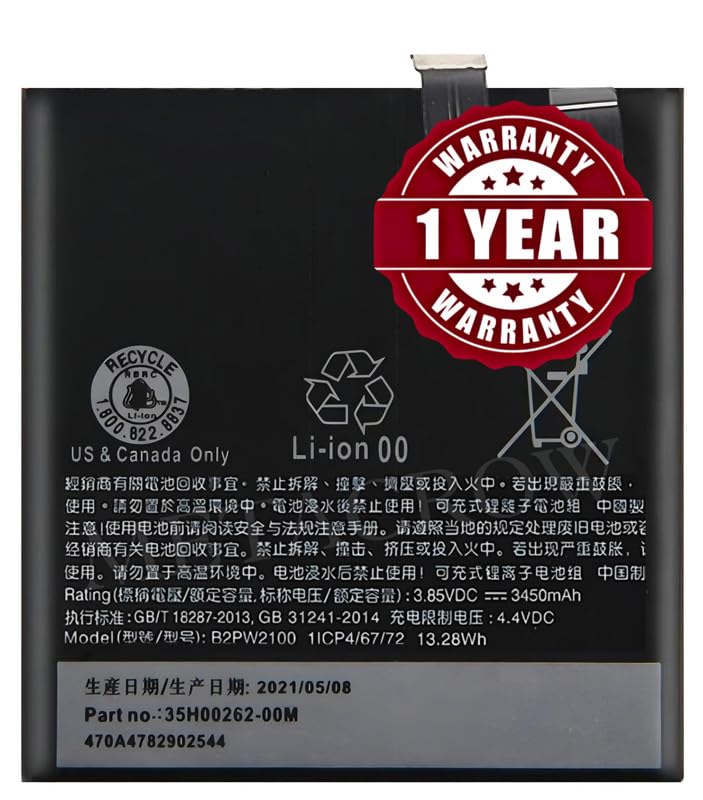 Image of Original B2PW2100 Battery Compatible for Google Pixel XL - (3450mAh) - 1 Year Warranty JK1