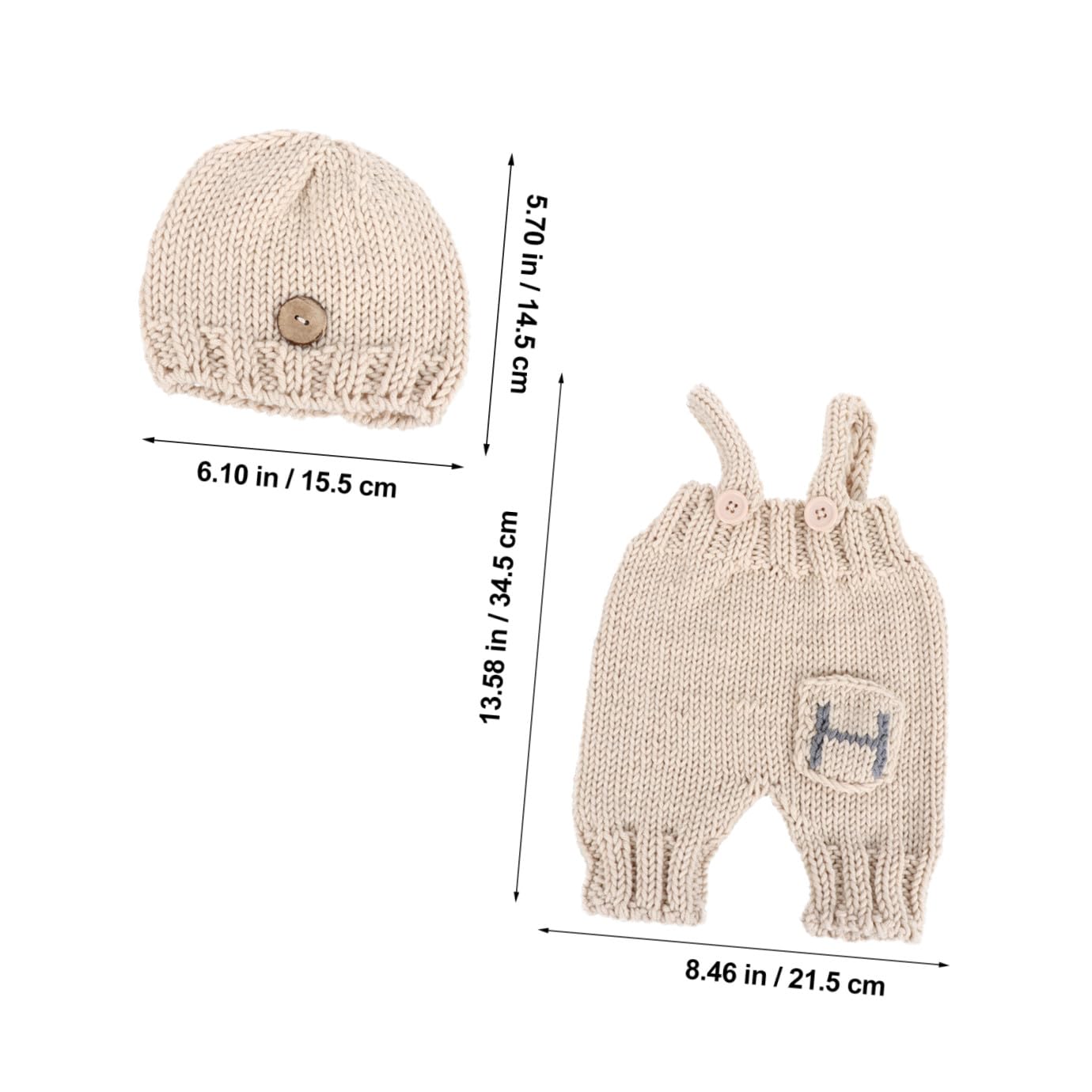 LIFKOME 3 Uds Atrezos Para Fotografía De Bebés Gorro Para Niños Pequeños Sombrero Para Niñas Kit De Punto Traje De Fotografía Infantil Traje De Navidad Para Bebés De Bebé Ropa De