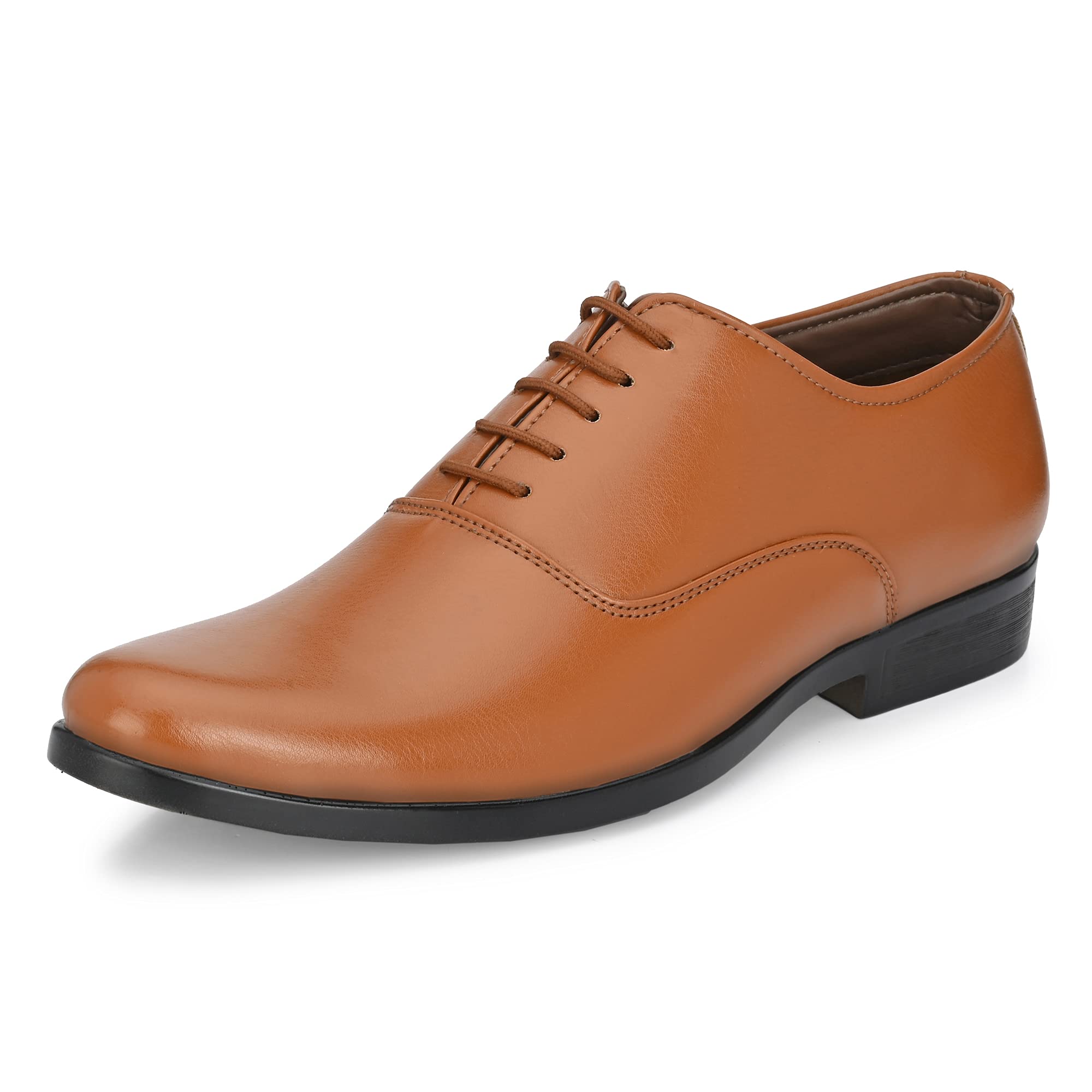 Centrino Men 3364 Black Formal Shoes 38.5 EU TAN