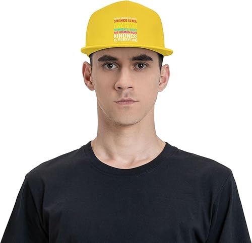 Miniatura 7 de Pride Flag in This House We Believe Science is Real Black Lives Matter Baseball Hats for Men Dad Hat,Black