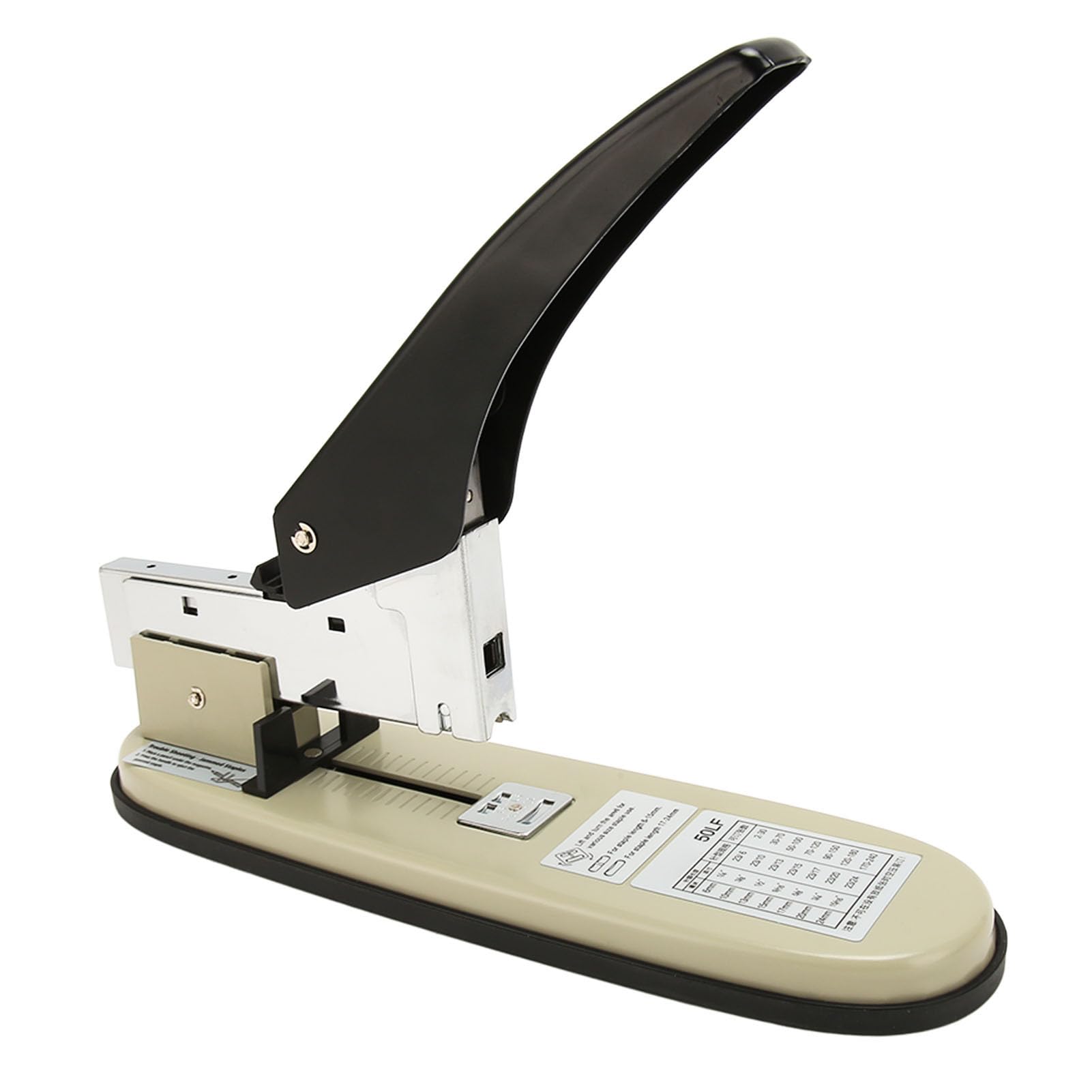 Cucitrice da ufficio con capacità di 210 fogli, cucitrice da scrivania ergonomica con piedini antiscivolo, cucitrice scolastica a grande capacità per uso domestico, in ufficio e