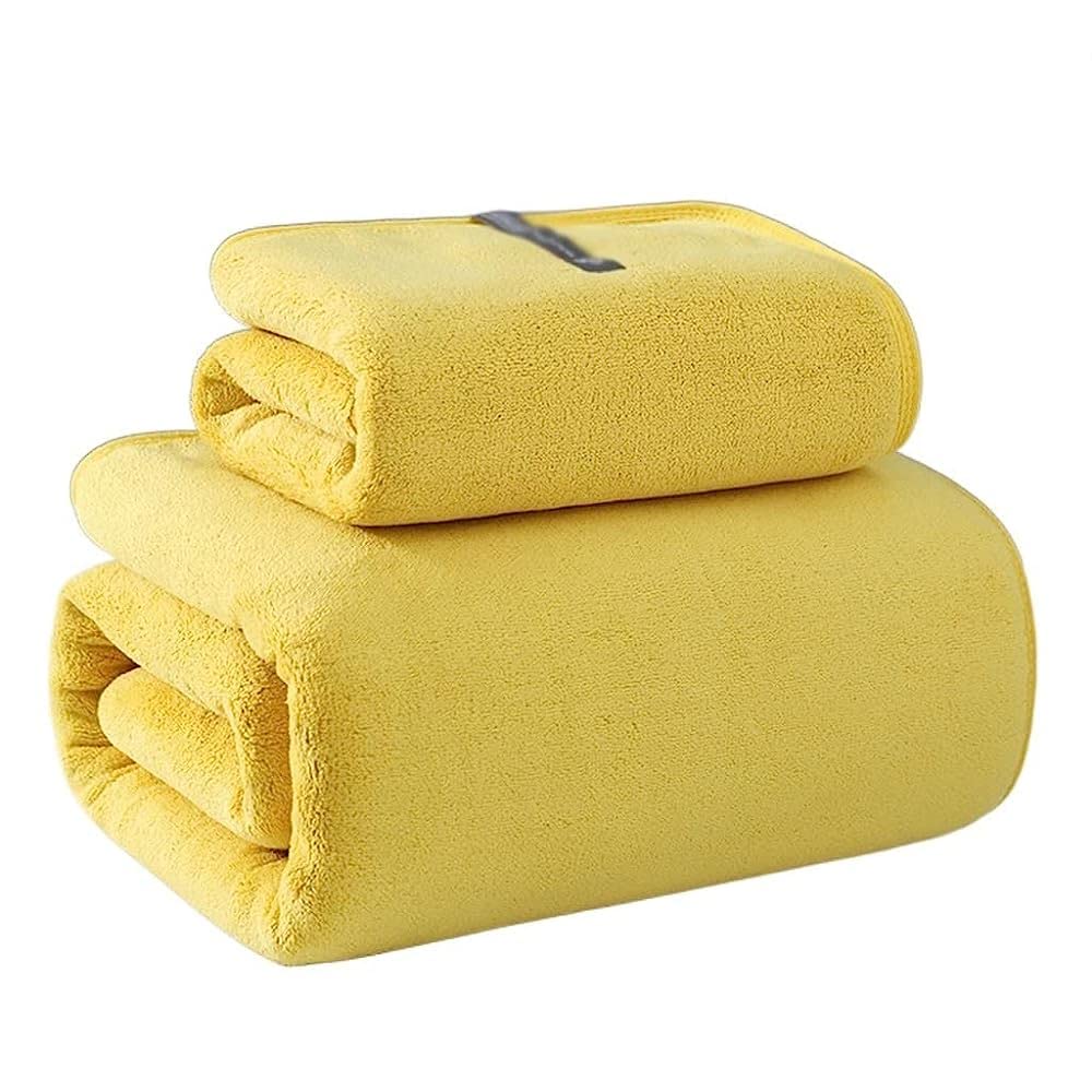 Toalla de baño de algodón suave de alta calidad, juego textil premium de dos piezas