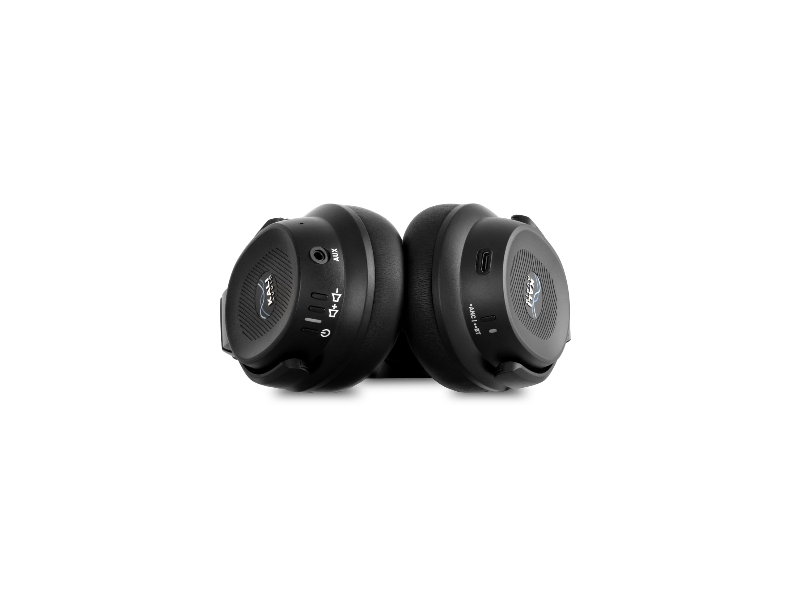 Kali Audio HP-1 słuchawki nauszne (przewodowe i Bluetooth studyjne, aktywna redukcja szumów, czas pracy baterii 40 h, 3 tryby dźwięku do wyboru do miksowania i gier), czarne