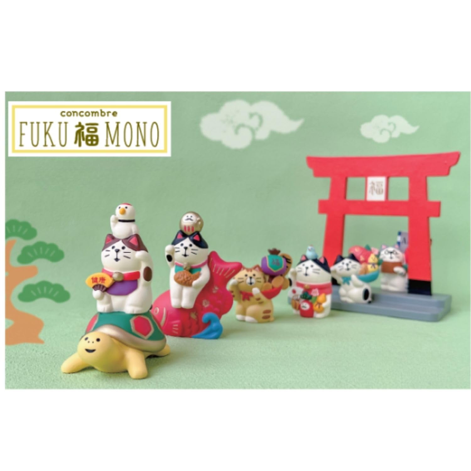 Amazon.com: Decole Concombre Cat Mascot, Cat, Fukunekodama, White