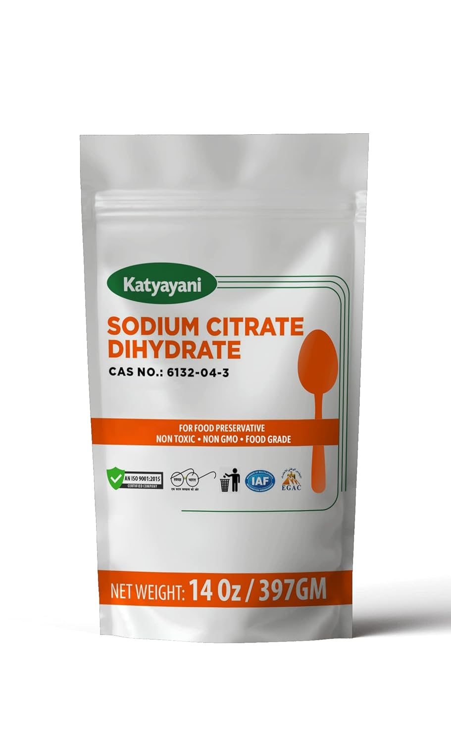 Katyayani Sodium Citrate (0.8lb) 100 AllNatural Food Grade