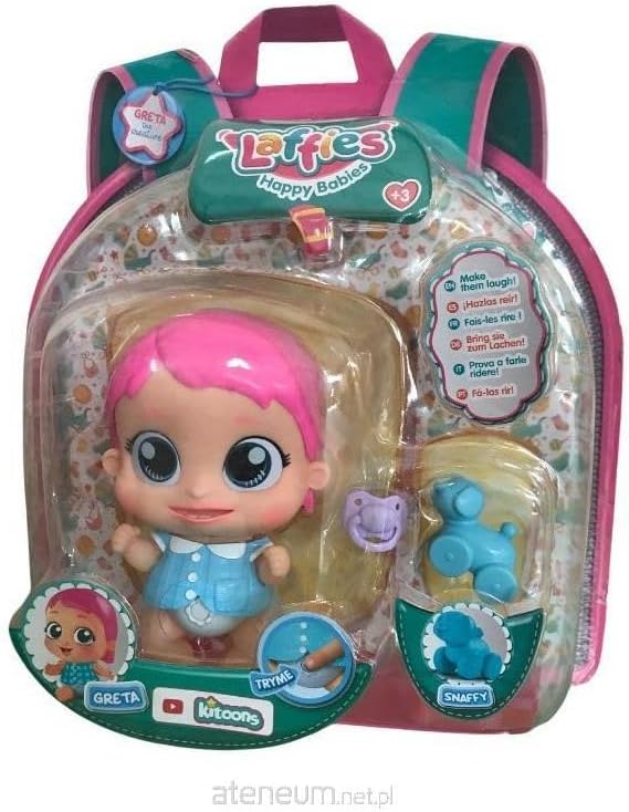 IMC Toys Laffies Greta Interactive Doll That Really Laughs with Over 100 Reactions