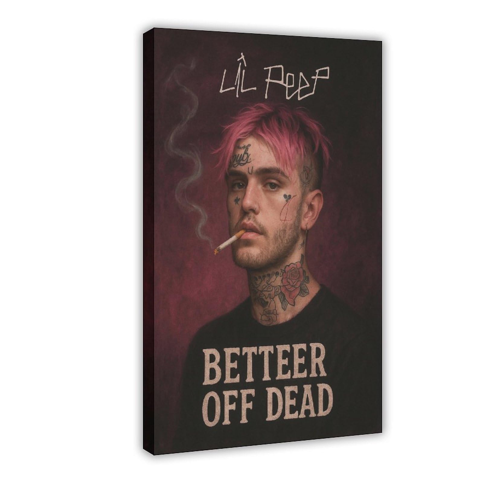 SAOGVDC Rapper Lil Peep Poster (27) Canvas Poster for Dorm Room Decor Gift