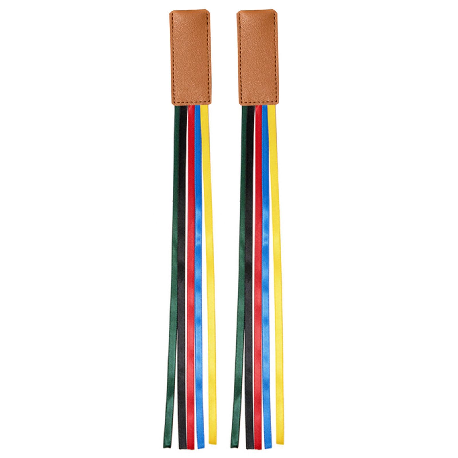 Xjdzineq 2 Pcs Bible Bookmarks PU Leather Colorful Ribbon Book Reading Markers Page Marker for Reading Ribbon Page Holders