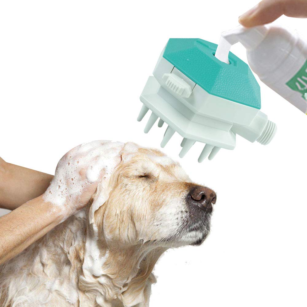 Tzy Pets Dog Bath Brush Pets Shower Accessory The Protruding