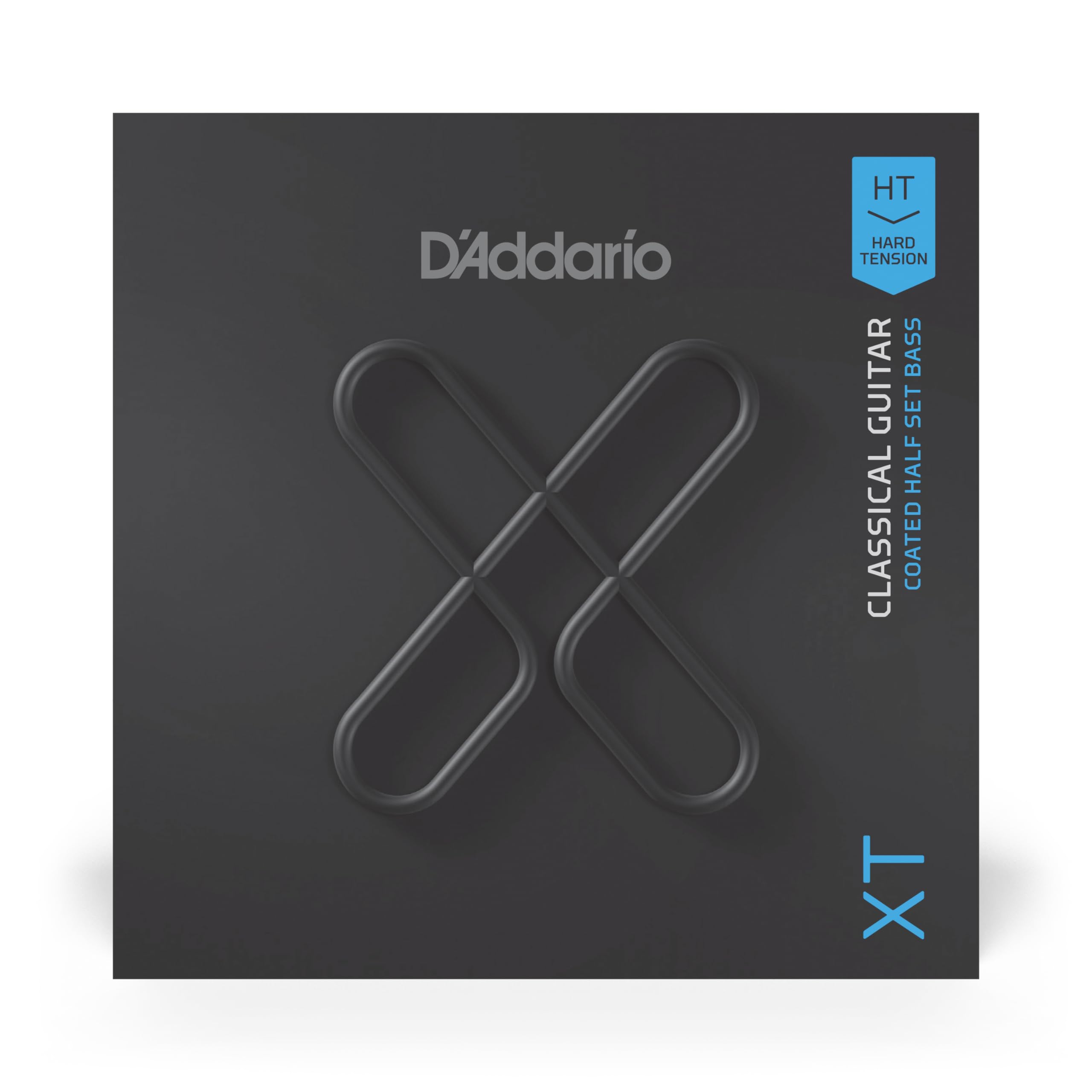 D'Addario Corde per chitarra - Corde XT Dynacore - XTDH-3B - Corde per chitarra classica - Mezzi set, tensione alta, rame argentato Dynacore