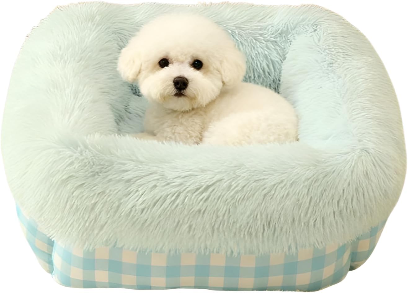 [mocoly]【深型猫ベッド/犬用ハウス】冬向け 防寒厚手クッション 脱着式カバー 一年中使用える プライベート空間 解消設計 水