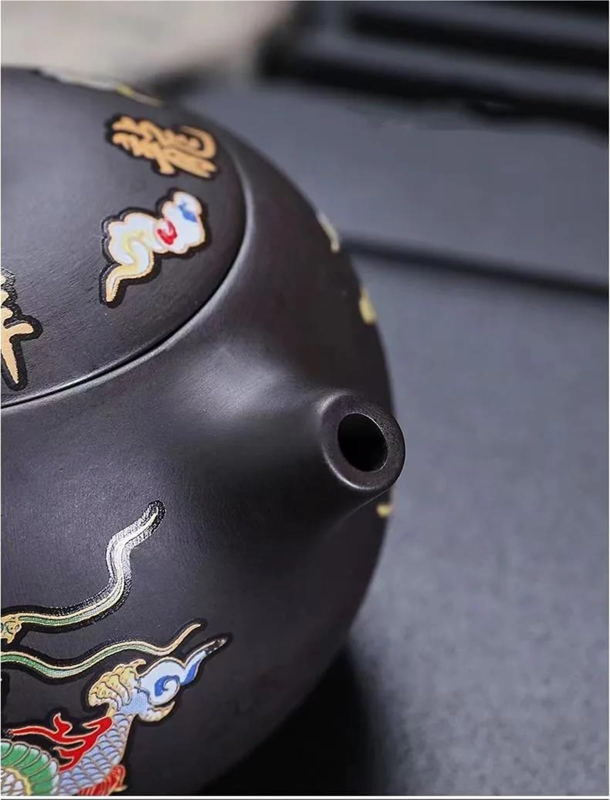 Théière, bouilloire à filtre, infuseur à thé Zisha 200 ml, théière en argile violette d'Yixing, décoloration due à la température, théière Xishi en terre noire, théières et cafetières de voyage, cof