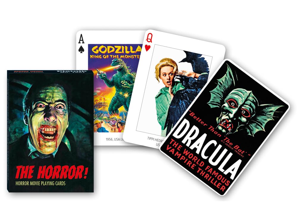 Piatnik P1691 Gibsons Horror Movies Playing Cards