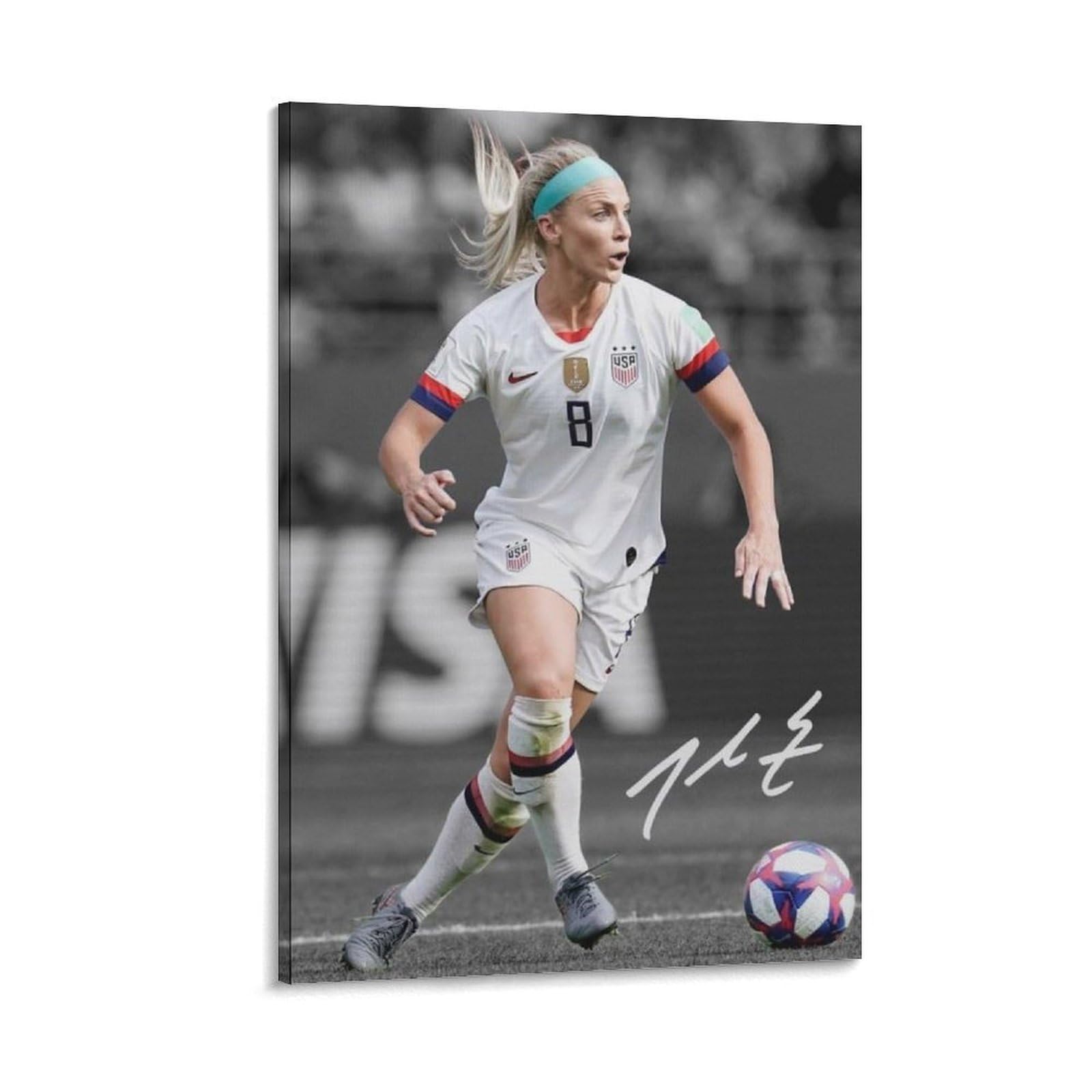 Asuiu Frame-Style Julie Ertz Canvas Poster Poster Print Art Wall Painting Canvas Posters Modern Bedroom Decor 12X18inch(30X45cm)