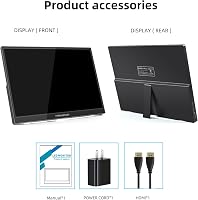 Thinlerain 11,6" Hordozható Monitor HDMI Csatlakozással - 1366x768 HD Kijelző Beépített Hangszórókkal Raspberry Pi k. 7