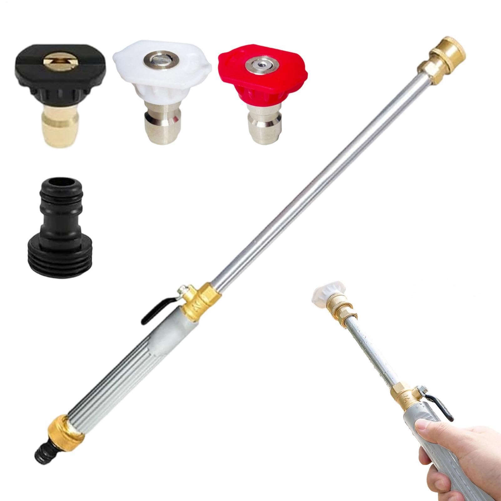 Nettoyeur haute pression pour tuyau d'arrosage et accessoire buse de pulvérisation réglable
