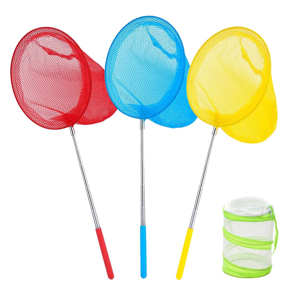 Set 4 Retini Pesca Telescopici - Per Bambini, Insetti E Pesci - Foto 7