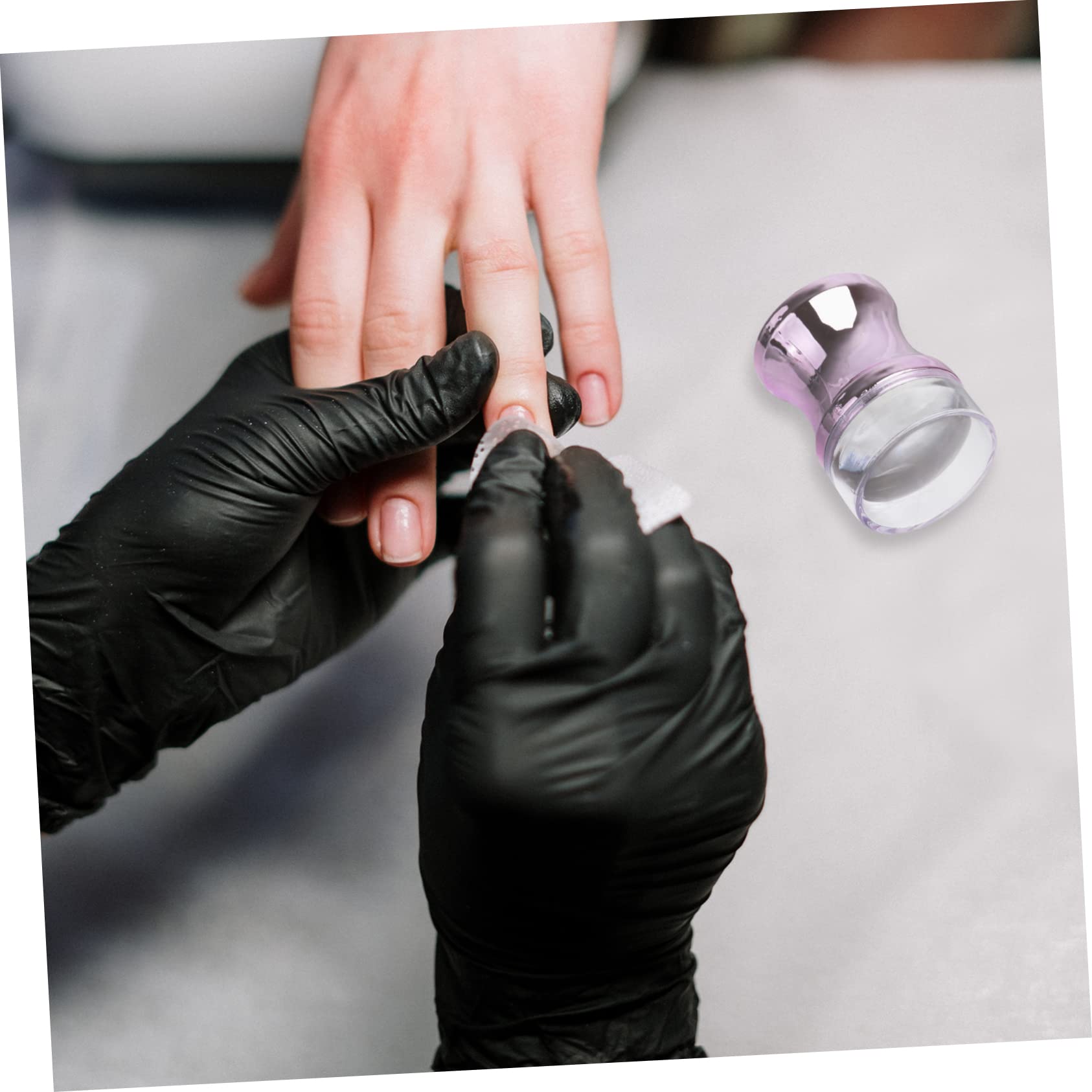 minkissy Set Di 4 Strumenti Per Nail Art 2 Timbri E 4 Raschietti Set Di Decorazioni Per Nail Art Per Donne E Ragazze