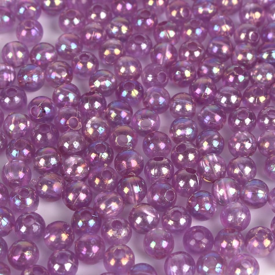 500 piezas cuentas de pesca universales 5 colores 5mm miniatura 4