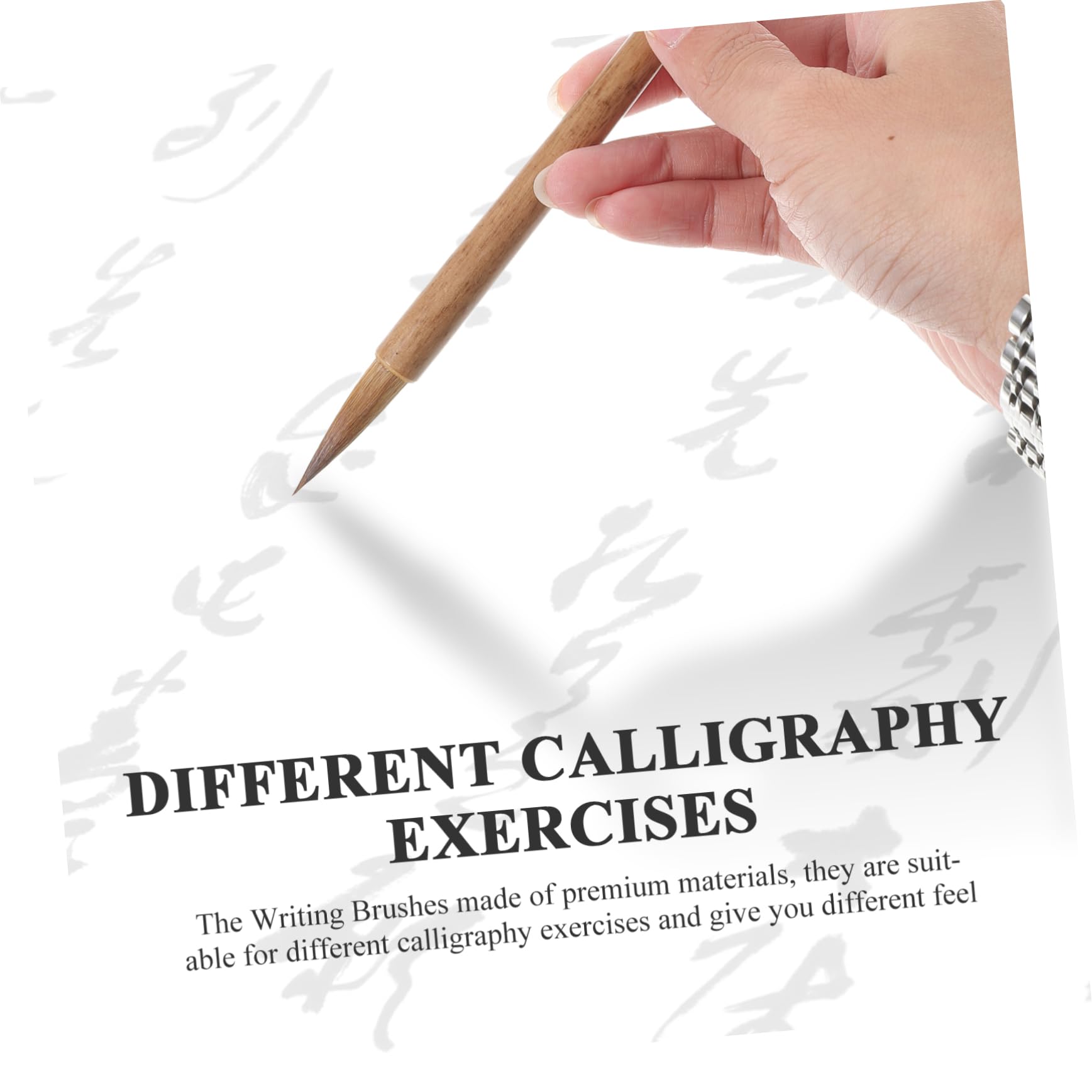 OSALADI 5 Set Per Calligrafia Cinesi Professionale Per Principianti Con Ergonomico Per Scrittura E Arte Include Medio E Piccolo 3 Pezzi * 5