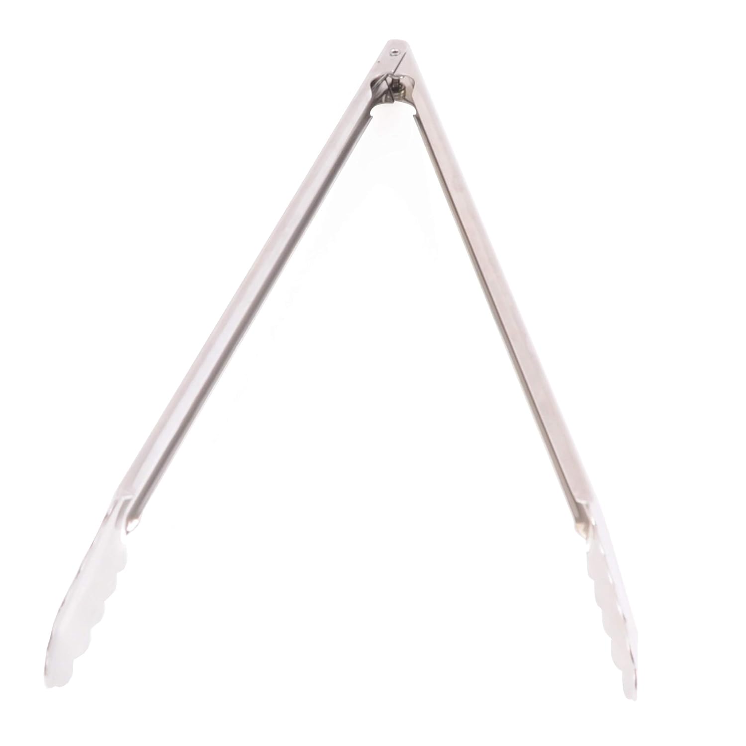 Thunder Group SLTHUT216 Utility Tongs, 16"L, Coiled Spring Action, Extra-Heavy Duty, Stainless Steel, Pack of 12