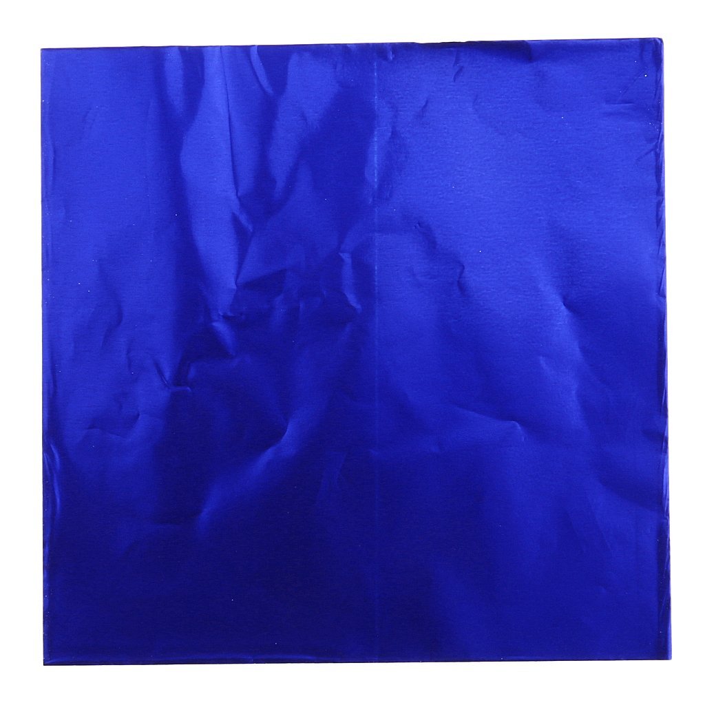 100 stuks aluminiumfolie, goudkleurig, 19 x 16 cm, chocoladepapier