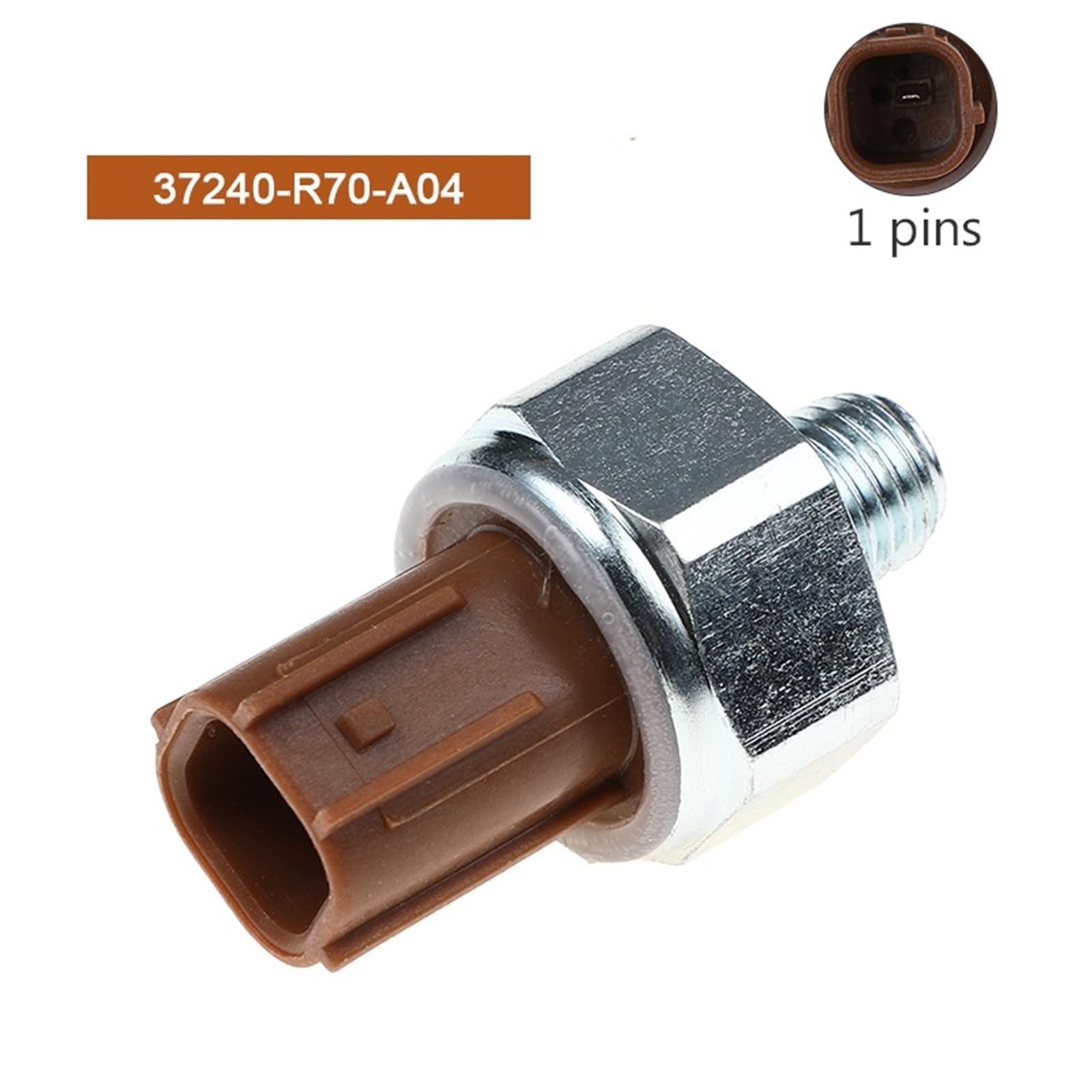Sensor de presión de aceite del coche Sensor de presión aceite 1 pin para Honda para Accord para Odyssey 37240R70A04 reparar(5pcs)