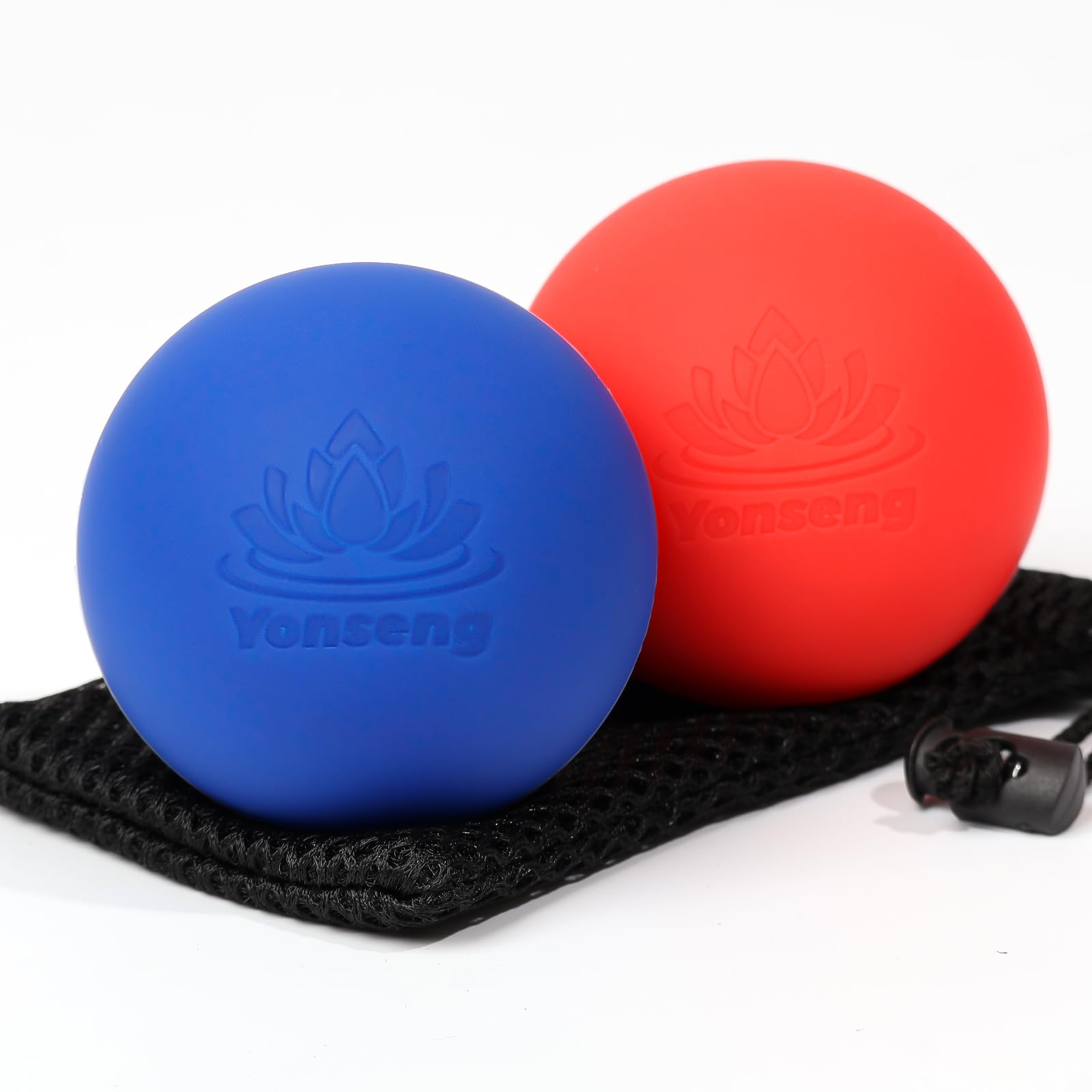 Physical Yoga Balls Massage Lacrosse Balls for Myofascial Release, Trigger Point Therapy, Muscle Soreness Deep Tissue Massage Physical Therapy