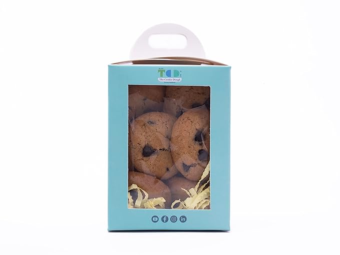 TCD Chocolate Chip Cookies (120g) | Blend of Milk & Dark Chocolate Chips | Natural & Handmade Biscuits | Perfect Everyday Snack | Fresh & Delicious | Treat for All Occasions | Lunchbox Snack For Kids