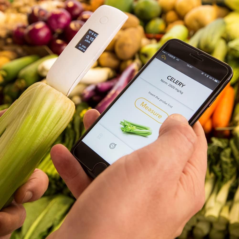 Probador digital de nitrato de alimentos, detector de radiación de alta precisión, contador Geiger, medidor de calidad del agua, dureza TDS, analizador PPM, dosímetro para verduras, frutas, carne,