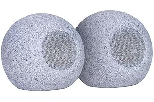 Audio Geode Rock Solar Rechargeable Speakers 30W Bluetooth 5.0
