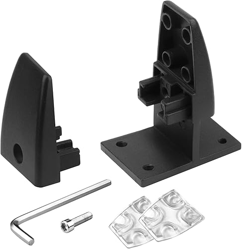 Miniatura 4 de 8 abrazaderas de soporte de protección contra estornudos, clip divisor de escritorio de oficina ajustable, negro, aluminio