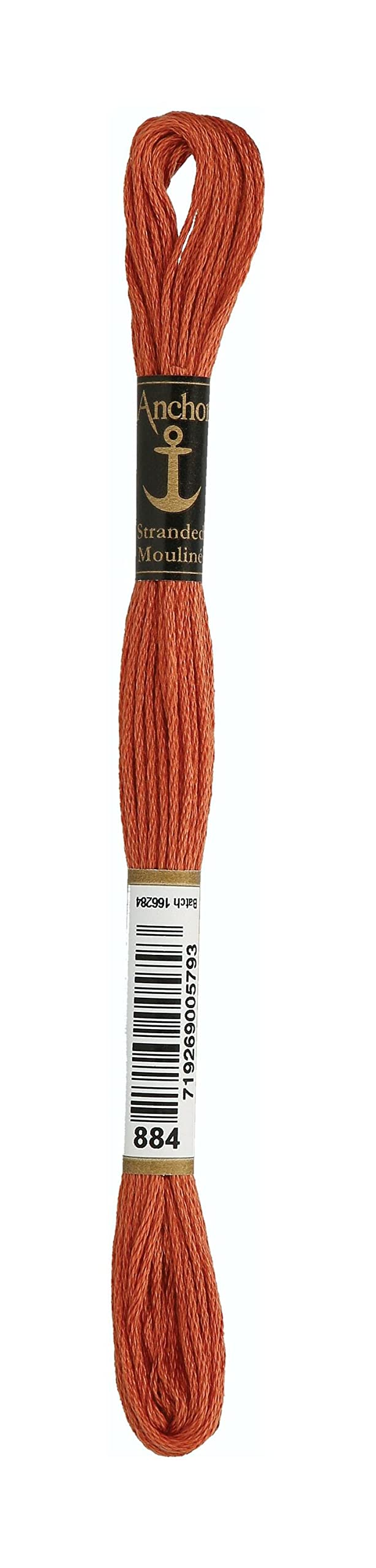 Anchor Six Strand Embroidery Floss 8.75 Yards-Copper Dark 12 per Box — image 1